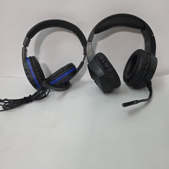 Lot Of 2 Gaming Headsets 1 Wired LVLUP And 1 Wireless Binnune Working - Picture 8 of 11